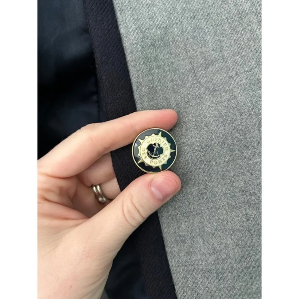 J.Crew Schoolboy Blazer Wool Heather Tipped Contrast Grey Size‎ 0